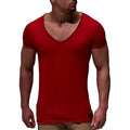 MRMT 2026 Brand New Men's T Shirt Fashion Chicken Heart V Collar Recreation T-shirt for Male Short-sleeved Man Tops T-shirt Tees