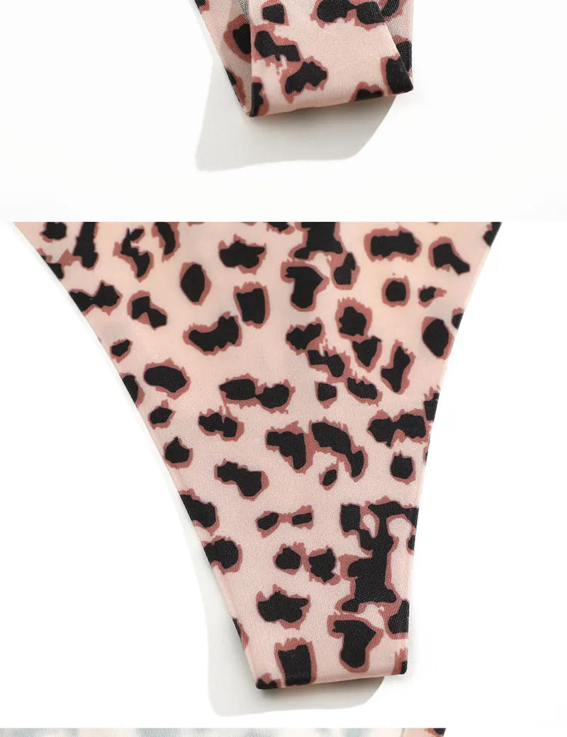 FINETOO 4PCS Seamless Thong Women Thin Strap Low Waist High Flexibility Panties Sexy Underwear Ladies Briefs T-back Comfortable