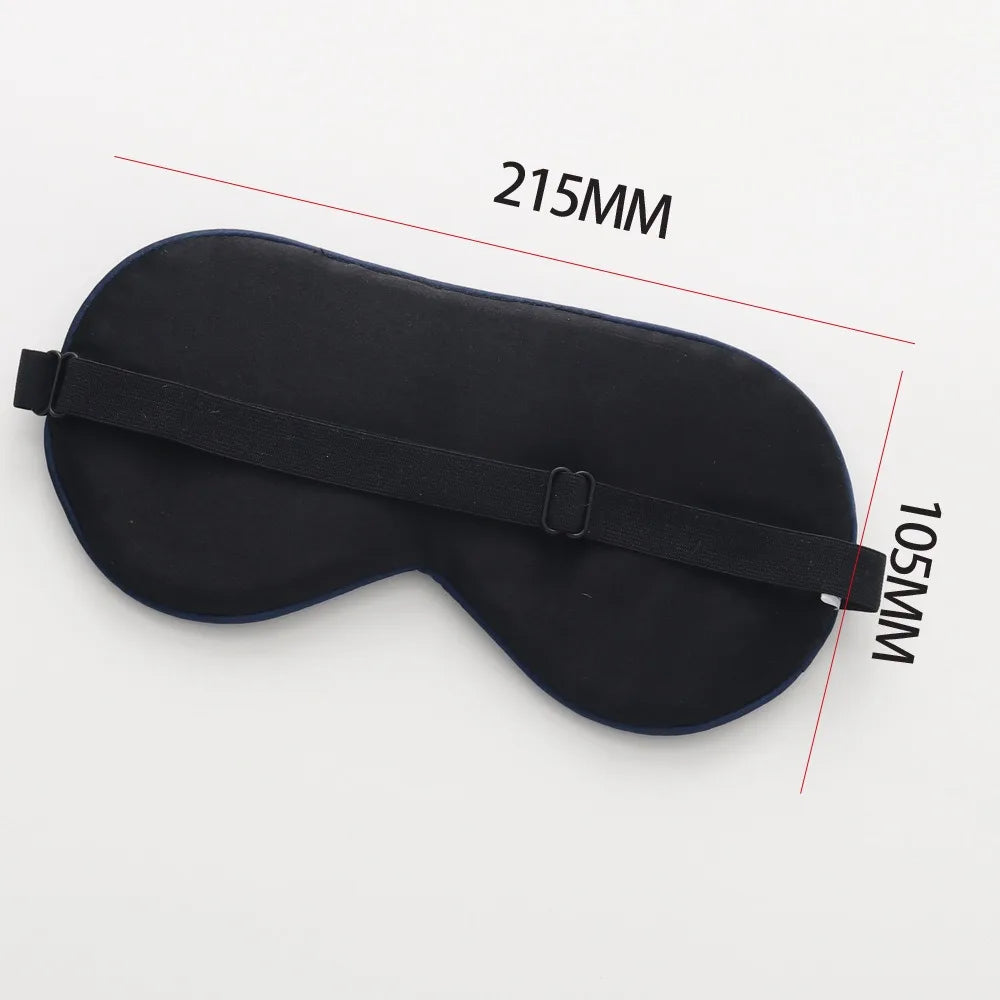 Silk Sleep Mask 100% Real Natural Pure Silk Eye Masks with Adjustable Strap for Sleeping Blocks Light Reduces Puffy Eyes Gifts