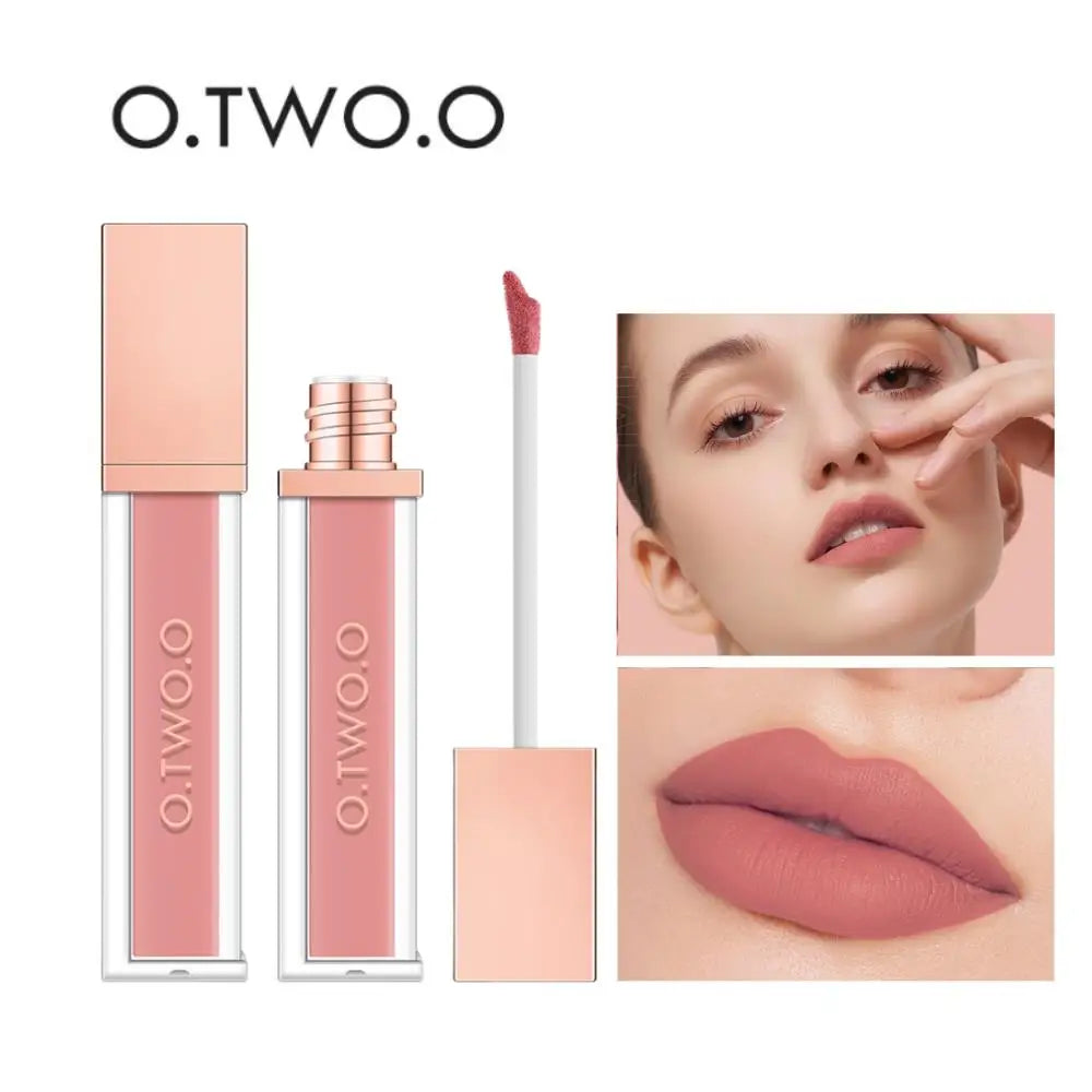 Velvet Matte Lip Gloss Tint 12 Shades Waterproof Long Lasting Nonstick Cup Liquid Lipstick Makeup Cosmetics For Women