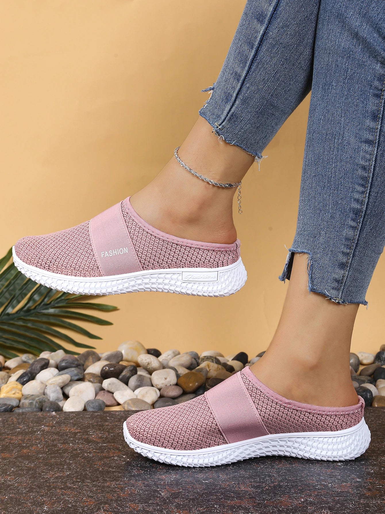 women's shoes Solid Color Mules,  women's summer shoes free shippiing shoes Slippers for women Comfortable and breathable