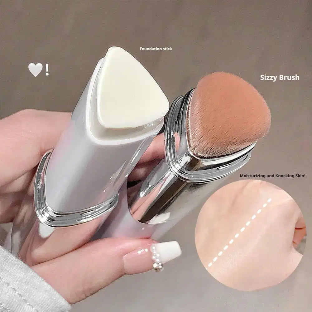 Dual-ended Foundation Stick Natural Matte Ivory White Natural Color Foundation Stick Even Out Skin Tone Provides Spot Foundation
