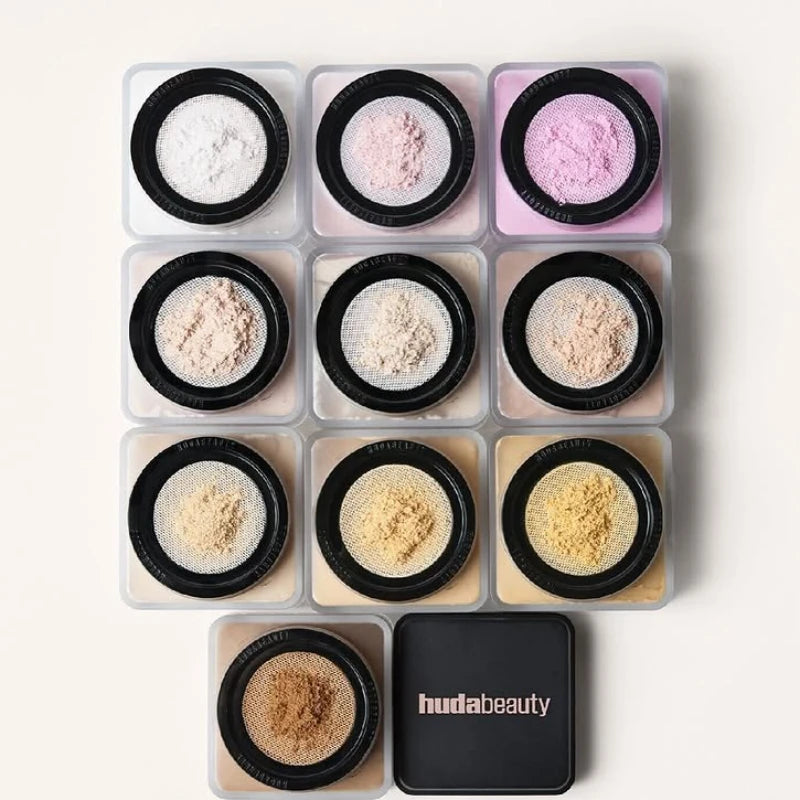 New Huda Easy Bake Fragrance Free Loose Baking and Setting Powder Brand Beauty Oil Control Matte Waterproof Brightening Makeup