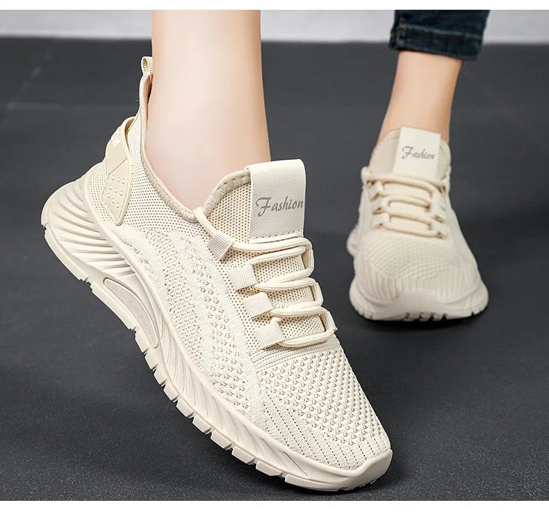 Women's Shoes Summer 2025 Casual Sneakers Breathable Mesh Lightweight Affordable Free Shipping