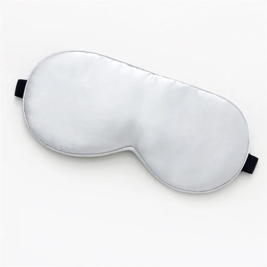 Silk Sleep Mask 100% Real Natural Pure Silk Eye Masks with Adjustable Strap for Sleeping Blocks Light Reduces Puffy Eyes Gifts