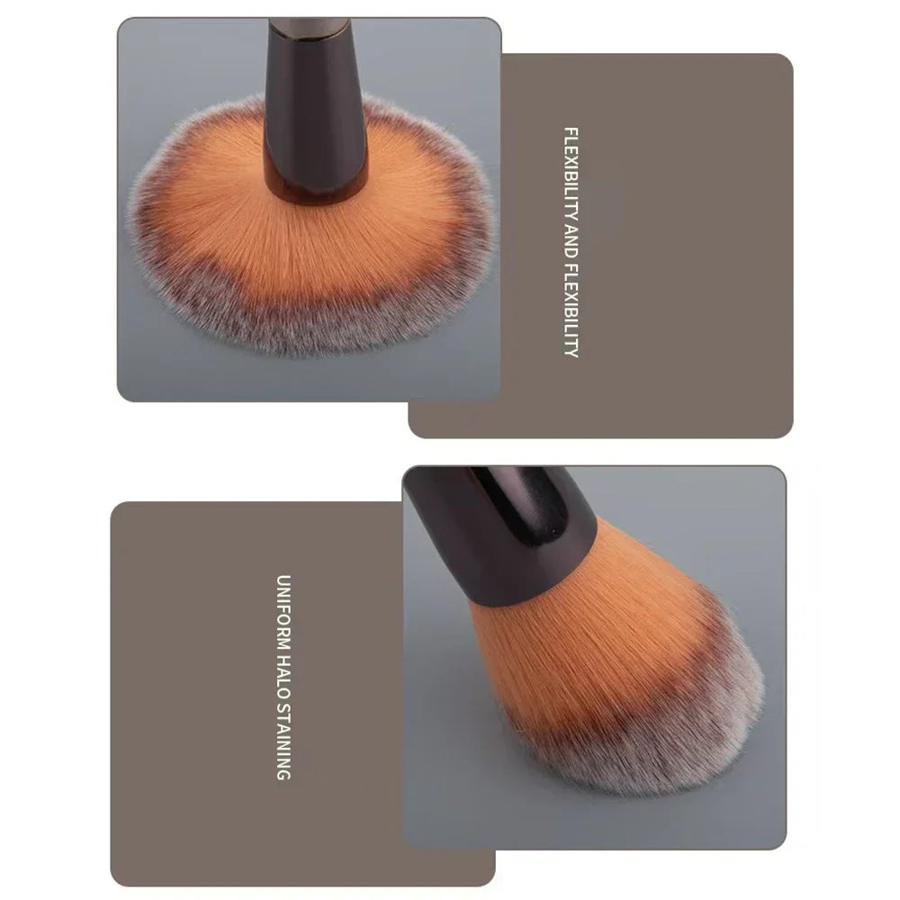 20/40Pcs Makeup Brushes and Sponges Set, Brown Makeup Puff, Beauty Egg, Headband, Wristband Remover Kit, Makeup Tool, Gift,