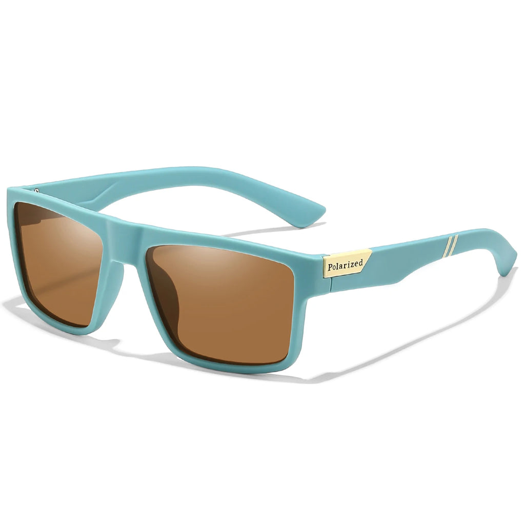 Retro Style Square Frame Polarized Cycling Sunglasses Men Night Vision Car Driving Sunglass Dirt Bike Motorcycle Glasses UV400