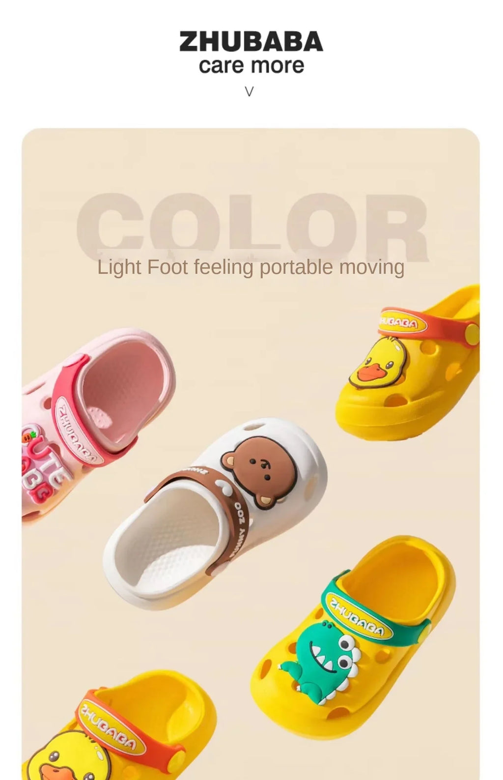 Cartoon Home Slippers Kids Fashion Cute Soft Soled Non-slip Sandals Summer New Design Shoes Baby Unisex PVC Round Head Slippers