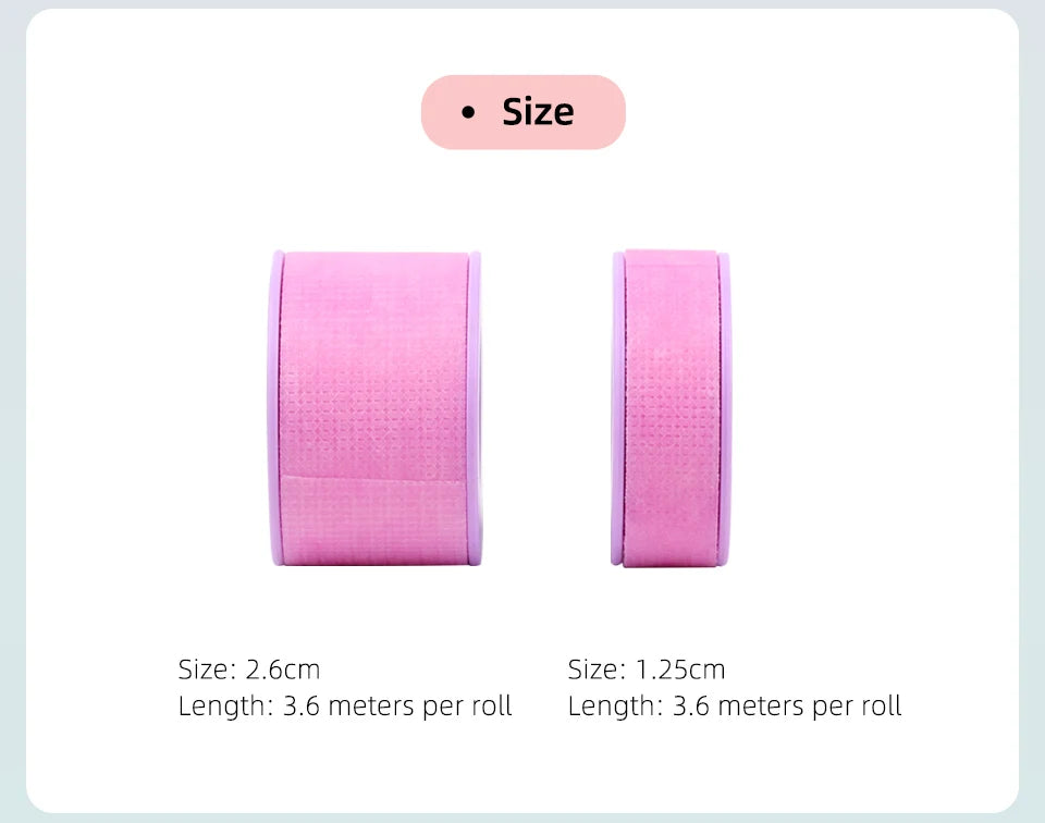 Lashprofessor Fake Eyelash Extension Silicone Gel Tape Lashes Accessories and Tools Cosmetic Supplies Makeup Tool Non-woven Tape