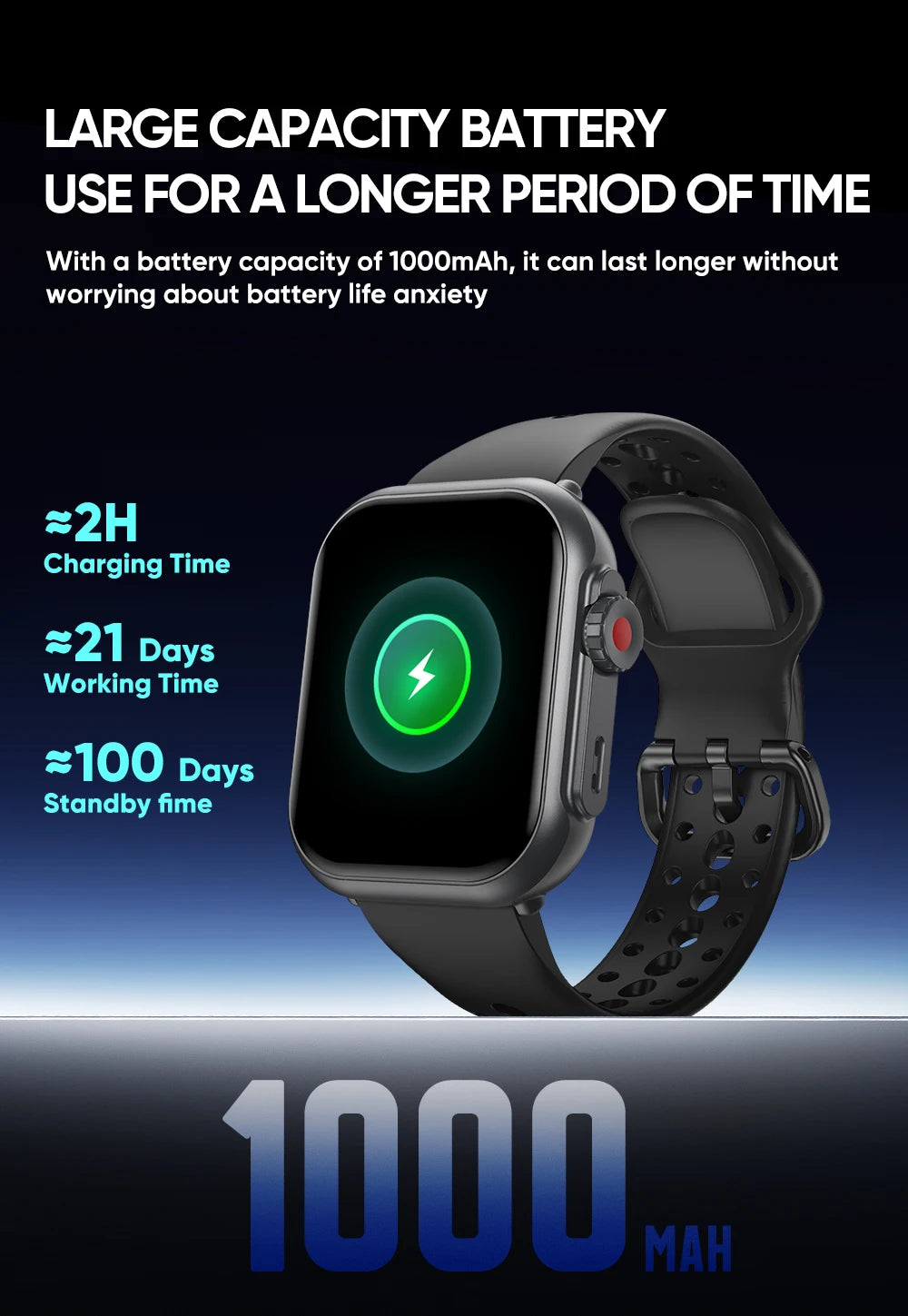 2025New For XIAOMI IOS Watch Ultra2 Smart Watches Women 1000mAh 1.85" AMOLED Full Touch Screen BT Call Ladies Fashion Smartwatch