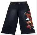 Y2K New Vintage Style Flare Jeans Women Low Waist Stretch Denim Pants With Contrast Waistband Casual Streetwear Trousers