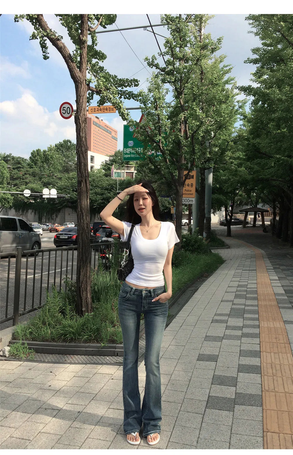 Gothic Buddha Head Womens Jeans Y2K Clothes Hip Hop Pocket Embroidery Vintage Blue Baggy Jeans Low Waist Wide Leg Trousers