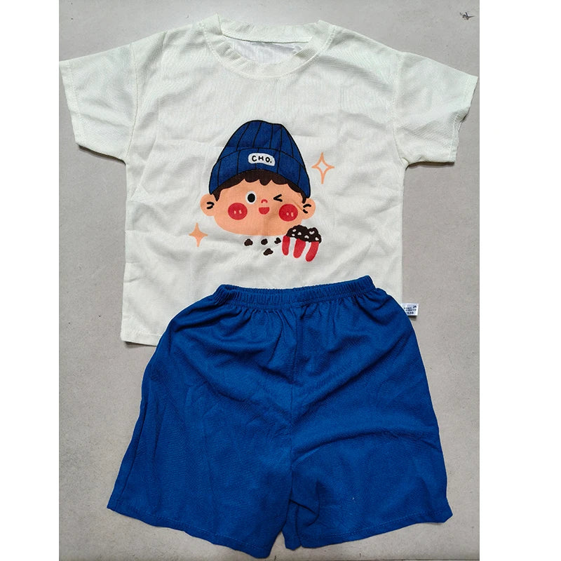Baby Clothes Summer Children's Casual Sets Cute Fashion Suit Infants Tops and Shorts Two Piece Set