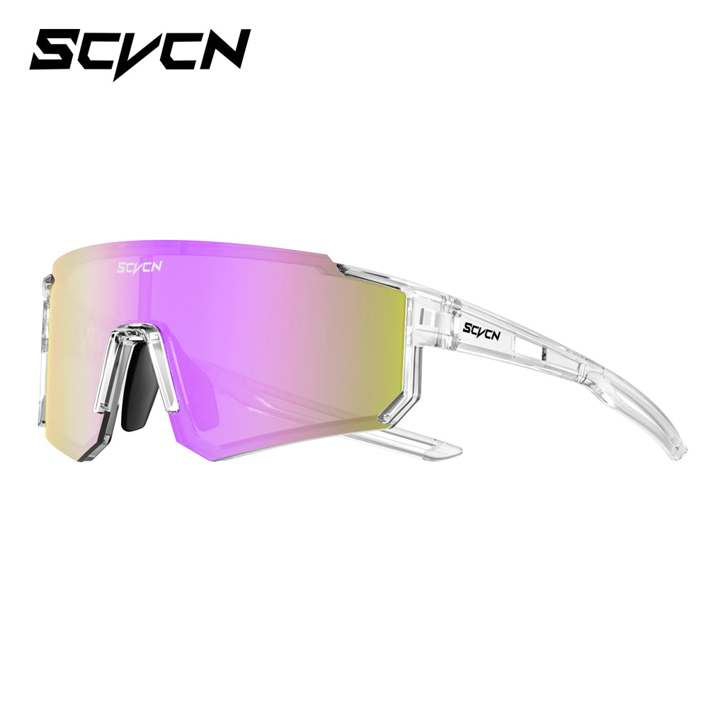 SCVCN Fashion Sunglasses for Men Women Sports Glasses Hiking Eyewear Outdoor Cycling  MTB Bike Mountain UV400 Skiing Goggles