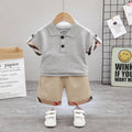 Summer Baby Boy Girls Clothes Set Children T Shirts Shorts 2 Pieces Suit Kid Top Bottom Outfits Casual Costume Infant Tracksuits