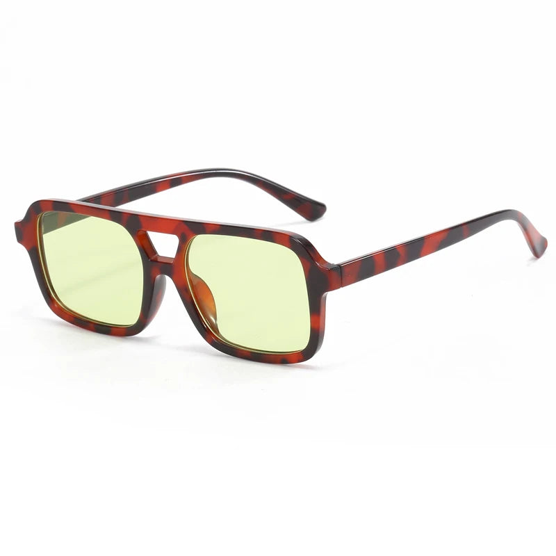 3pcs/6pcs New Parallel Bars Versatile Sun Glasses Retro Fashion Outdoor Sunglasses Riding UV Protection Eyeglasses Female
