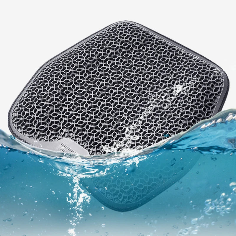 Honeycomb Design Gel Cushion Breathable, Soft and Easy to Clean Provides Comfortable Support Elastic Gel Car Seat Cushion
