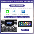 Wireless Carplay Linux Screen for Mercedes Benz W205 GLC A C V Class W447 CLA GLA 2015-2019 GPS With Android Auto Car Multimedia