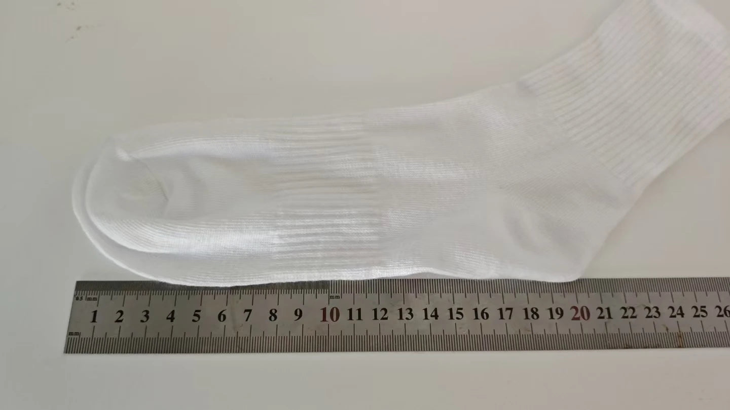 10/20 Pairs Neutral Solid Color Round Neck Socks Spring Summer Sweat Absorbing Breathable Soft Comfortable Couple Sports Socks
