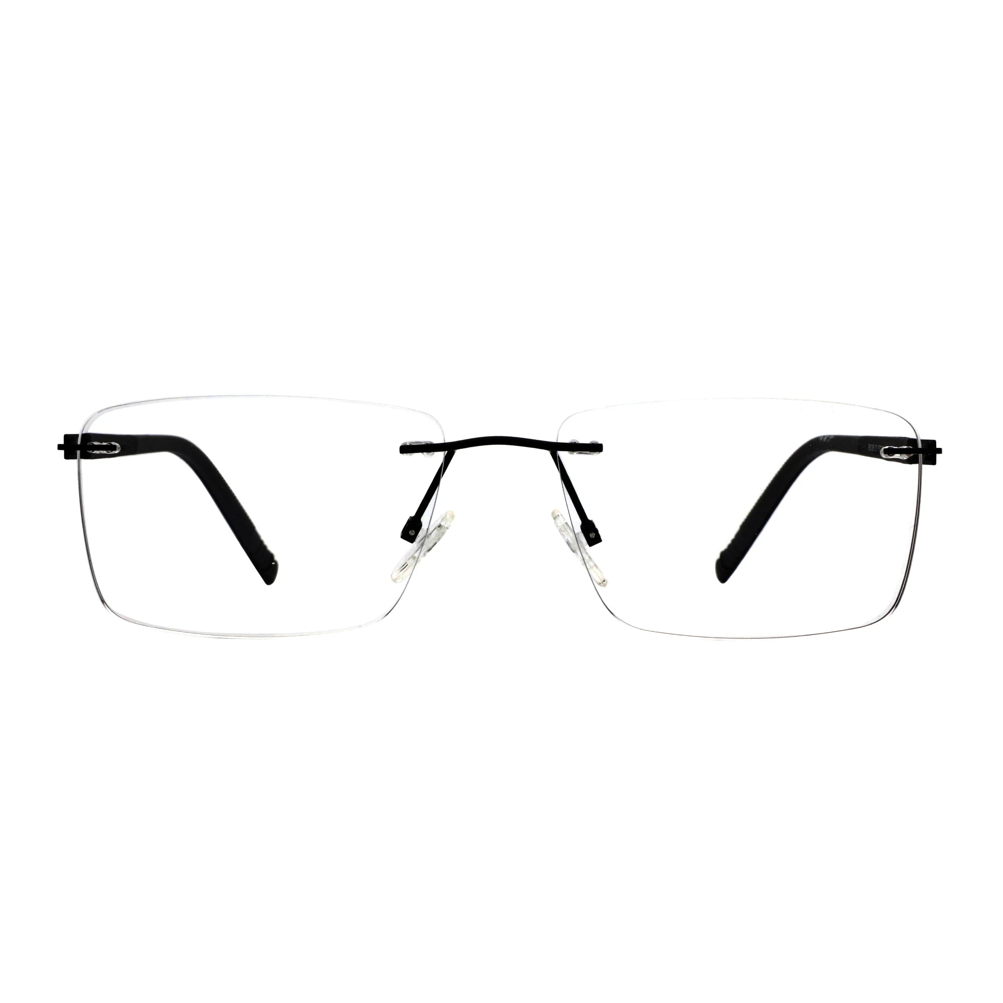 ZENOTTIC High-quality Rimless Rectangle Prescription Glasses Anti Blue Light/Photochromic Optical Eyeglasses For Men