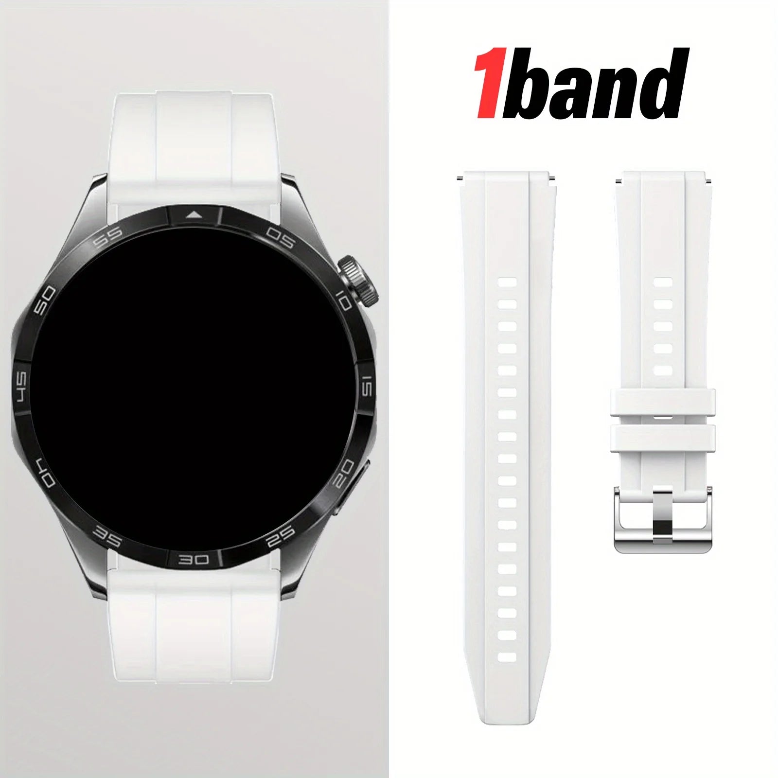 18/22mm Quick-Release Strap for Huawei Watch GT4, Soft Expandable Multi-Color, Minimalist Durable Smartwatch Accessory