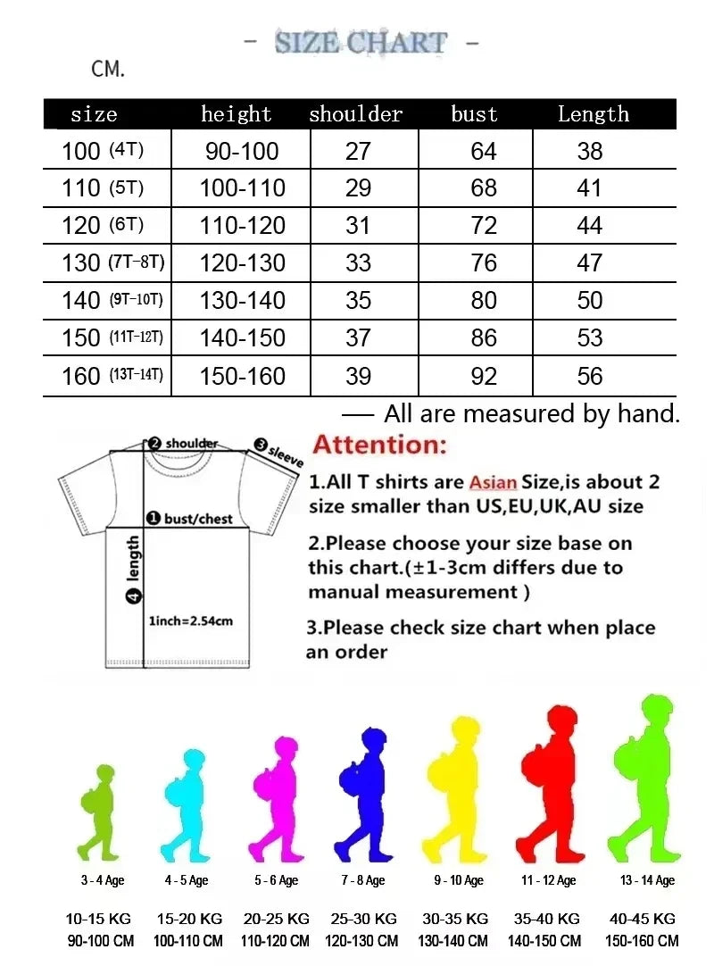PAW Patrol Summer Short-Sleeved 1-12 Years Old Children's Pure Cotton T-Shirt Boys' Sports Shirt Girls' Casual Top Cartoon Print
