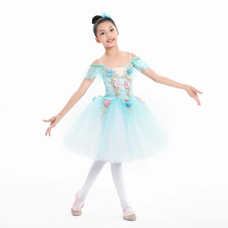 Children's Ballet Skirt, Girls' Dance Skirt, Ballet Performer Clothing, Children's Dance Skirt, Stage Performance Group Clothing