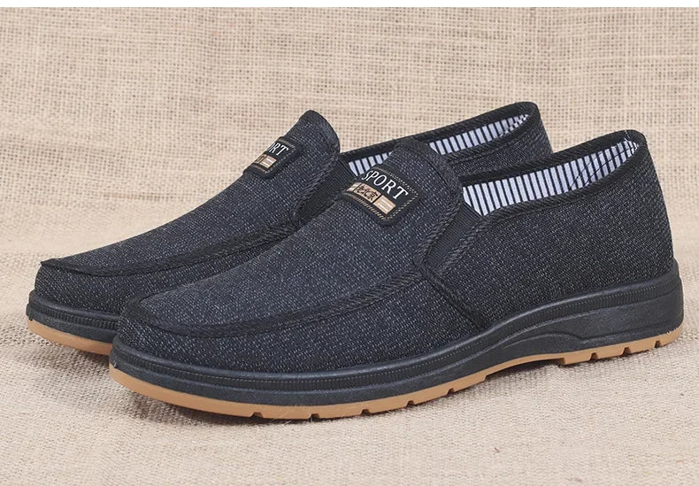 Hot selling men's sports shoes for spring and summer 2024, casual old Beijing walking shoes, breathable men's cloth shoes