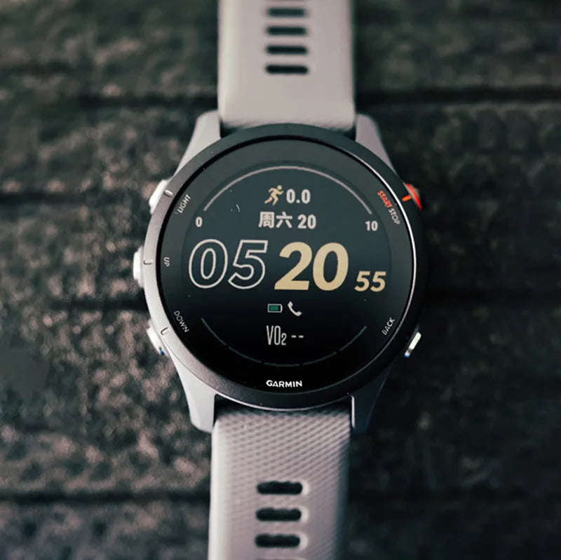 Garmin Forerunner 255 Garmin watch Garmin Sports Smartwatch 46mm 1.3'' Color Screen 14 Days Battery Life 4GB RAM NFC Bluetooth Wifi 5ATM Waterproof