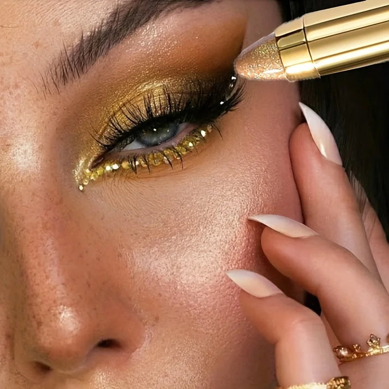 Waterproof Pearly Eyeshadow Pencil Stick 7 Colors Long Lasting Glitter Shimmer Eyeshadow Pen Eyeliner Stick Eyes Makeup Tools