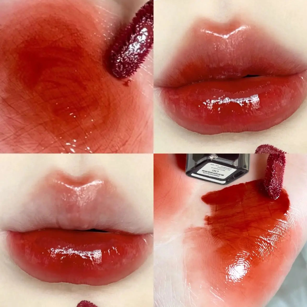 Pinkyfocus Mirror Lip Glaze - Moisturizing, Long-Lasting, Non-Stick Cup, Brightens Skin Tone, Waterproof Lip Gloss Creates Hydrated and Plump Lips, Suitable for All Skin Tones, Holiday Gift