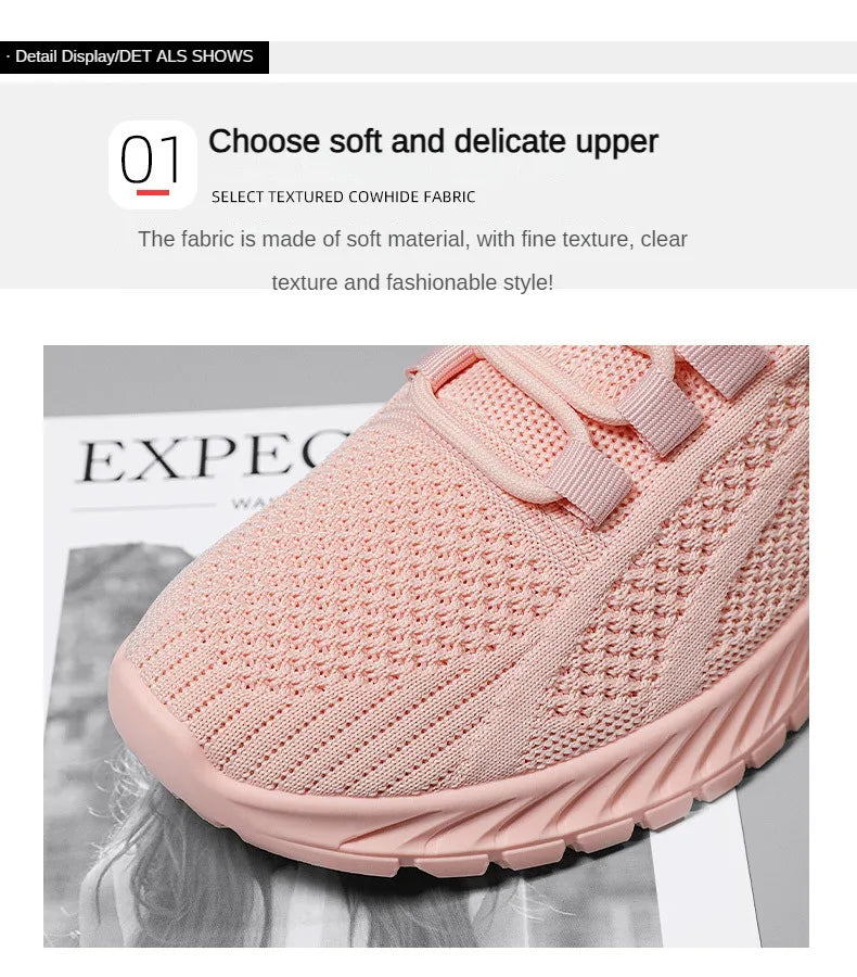Women's Shoes Summer 2025 Casual Sneakers Breathable Mesh Lightweight Affordable Free Shipping