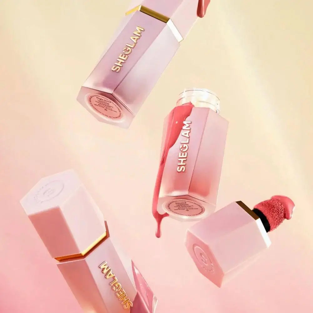 SHEGLAM Matte Liquid Blush Long-Lasting Korean Multi-Purpose Natural Blusher Waterproof Facial Nourishing Makeup Tool