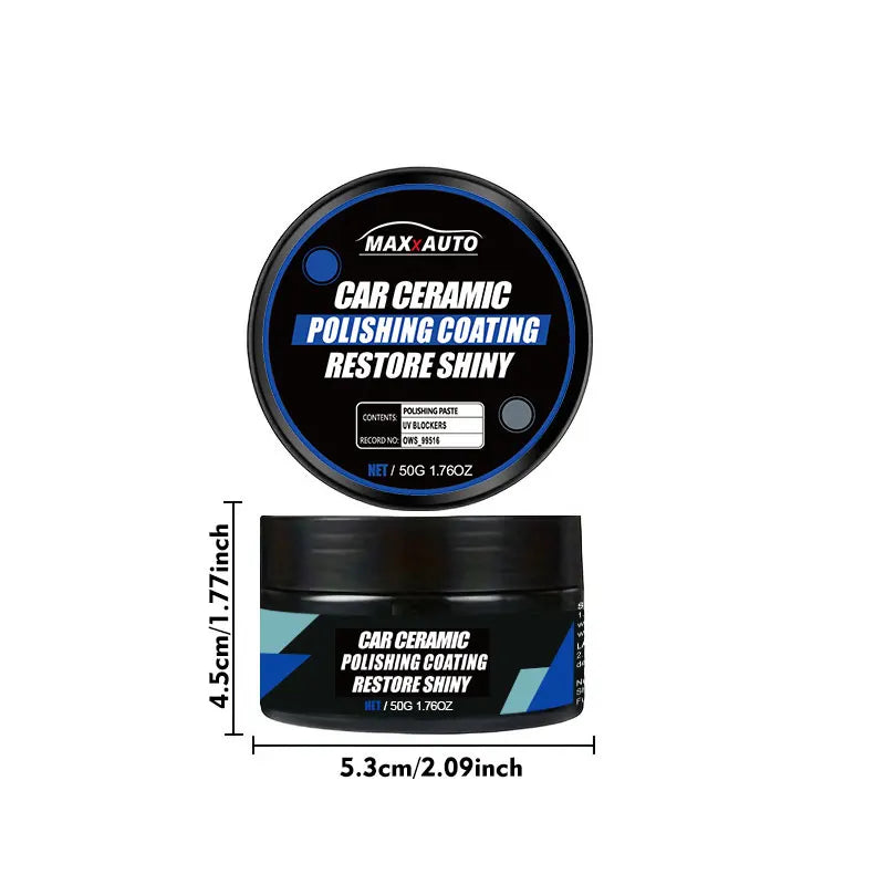 Ceramic Nano Polish Wax for Car Paint Scratch Repair Coating Plated Crystal Hydrophobic Polishing Paint Liquid Car Polishing Wax