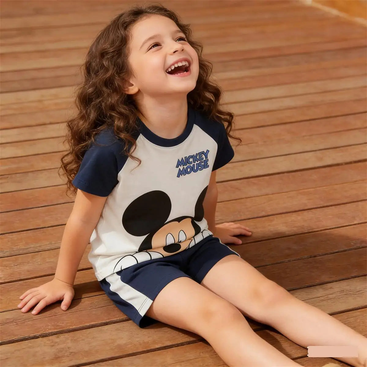 Baby Boys Girls Cartoon Tees Loose Shorts Two Piece Set 2026 Summer Child's Short-sleeved Tracksuits Cute T-shirt+Shorts Wear