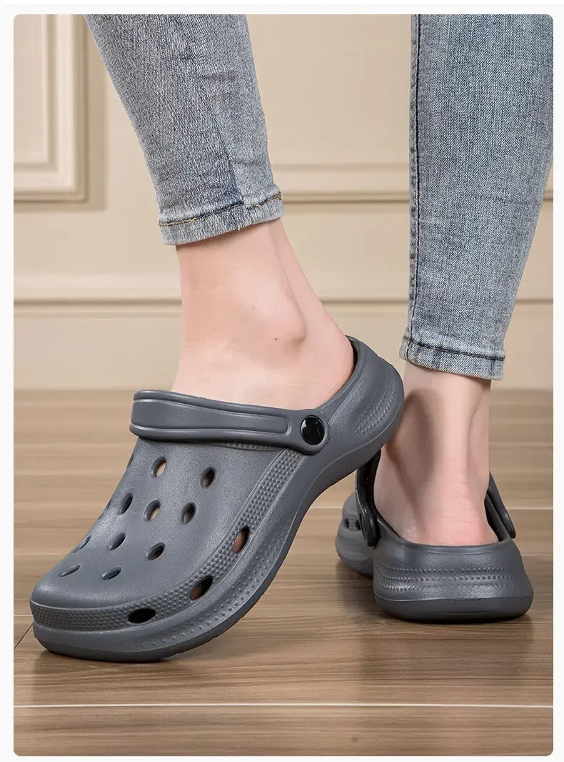 Summer Men Clogs Sandals Men's and Women's Leisure Slippers Beach Slides Home Garden Shoes Outdoor Sandals Plus Size 46 47 48