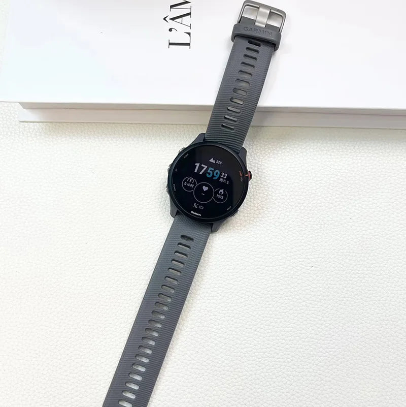 Garmin Forerunner 255 Garmin watch Garmin Sports Smartwatch 46mm 1.3'' Color Screen 14 Days Battery Life 4GB RAM NFC Bluetooth Wifi 5ATM Waterproof
