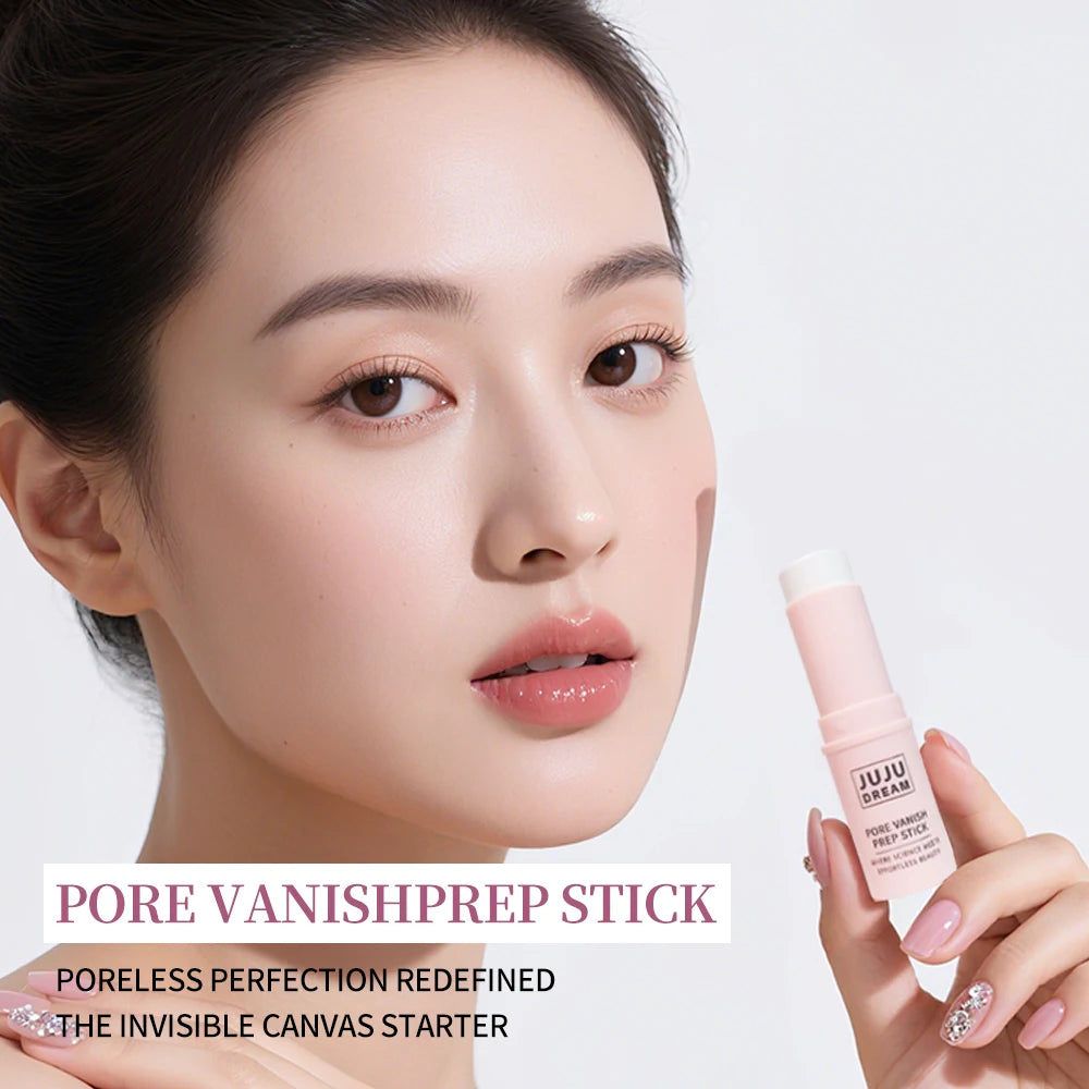 Face Primer Stick,Invisible Pore Base Stick Makeup Concealer Isolation Makeup Front Pore Base Modifying Skin Color Primer Makeup