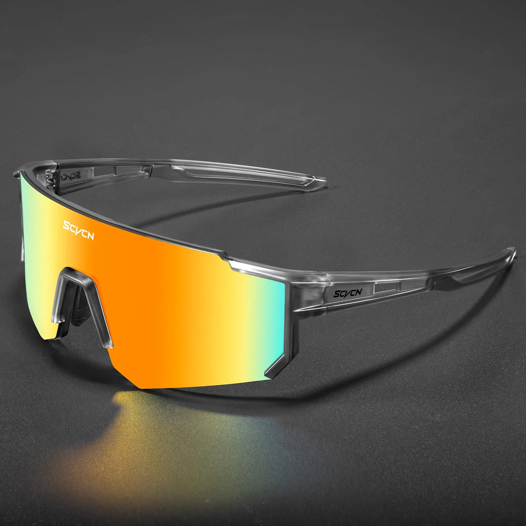 SCVCN New Outdoor Cycling Sunglasses Men Women MTB Driving Bike Glasses Sports Climbing Protective Glasses Bicycle UV400 Goggles