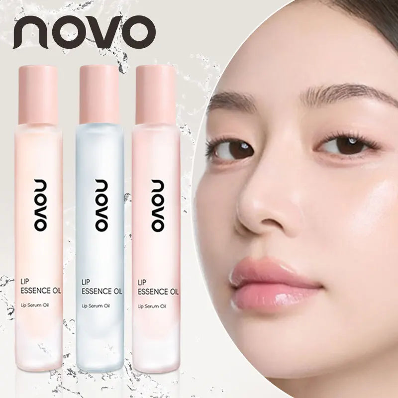 Squalane Hydrating Lip Serum & Lip Oil,Long-Lasting Moisture,Non-Greasy,Vitamin E, Nourishing Lip Care For Dry Cracked Lip Tones