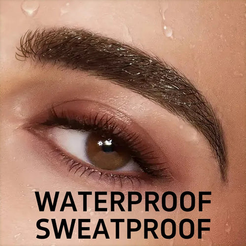 3D Dye Eyebrow Pencil Hairling Anti-smudge Waterproof Long Lasting Black Brown Large Brush Natural Wild Eyebrow Enhancers Cream