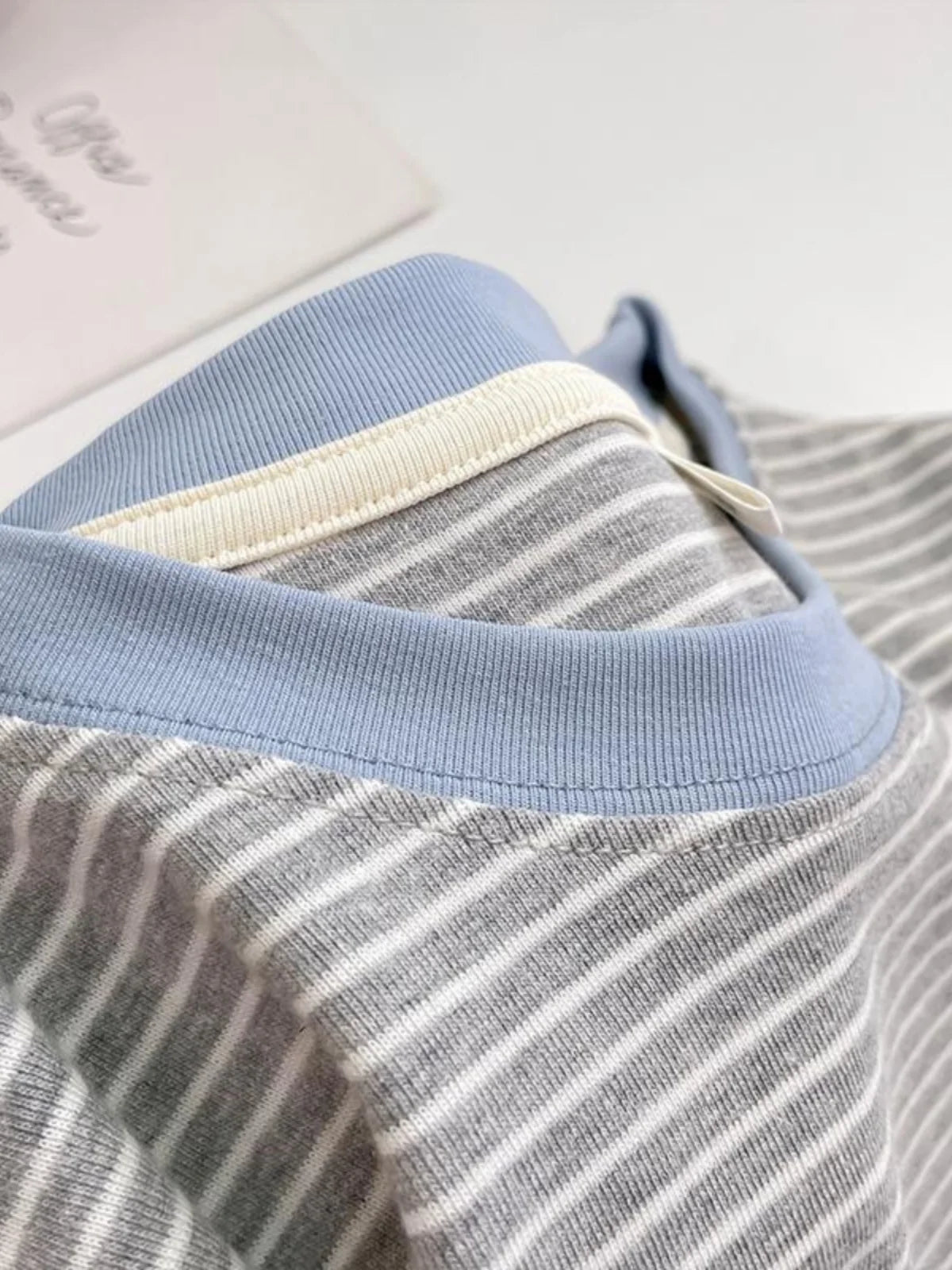 2026 New Women's Loose Fit Casual Stripe Short Sleeve T-Shirt Comfortable Breathable Cotton Polyester Blend Summer Top