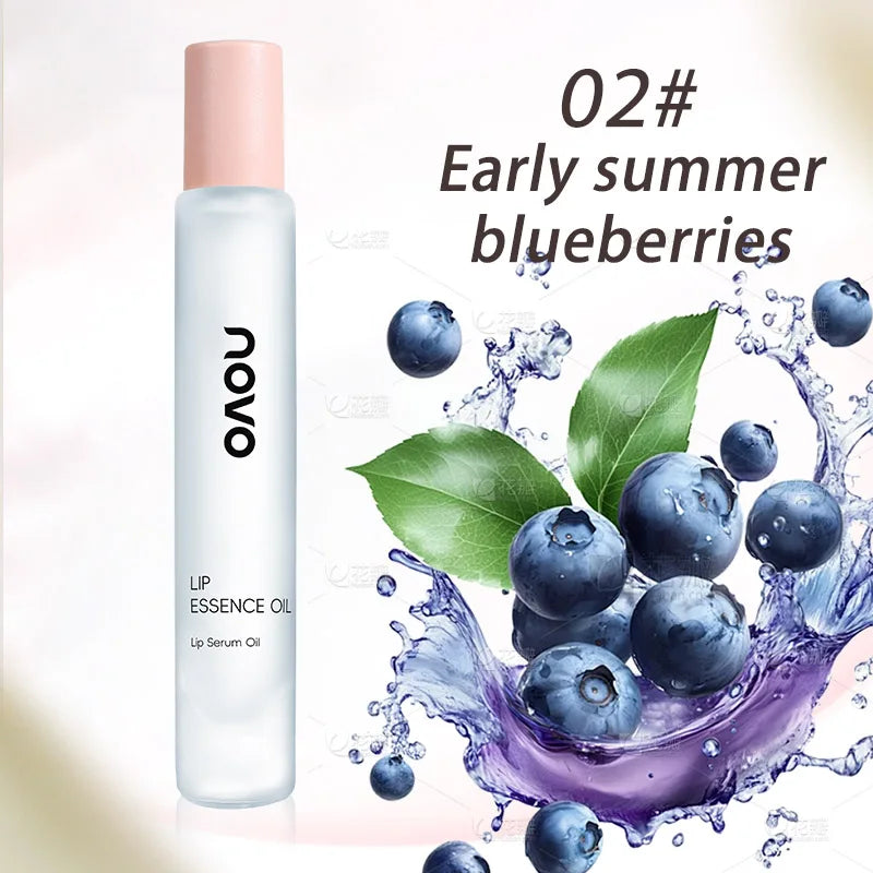 Squalane Hydrating Lip Serum & Lip Oil,Long-Lasting Moisture,Non-Greasy,Vitamin E, Nourishing Lip Care For Dry Cracked Lip Tones