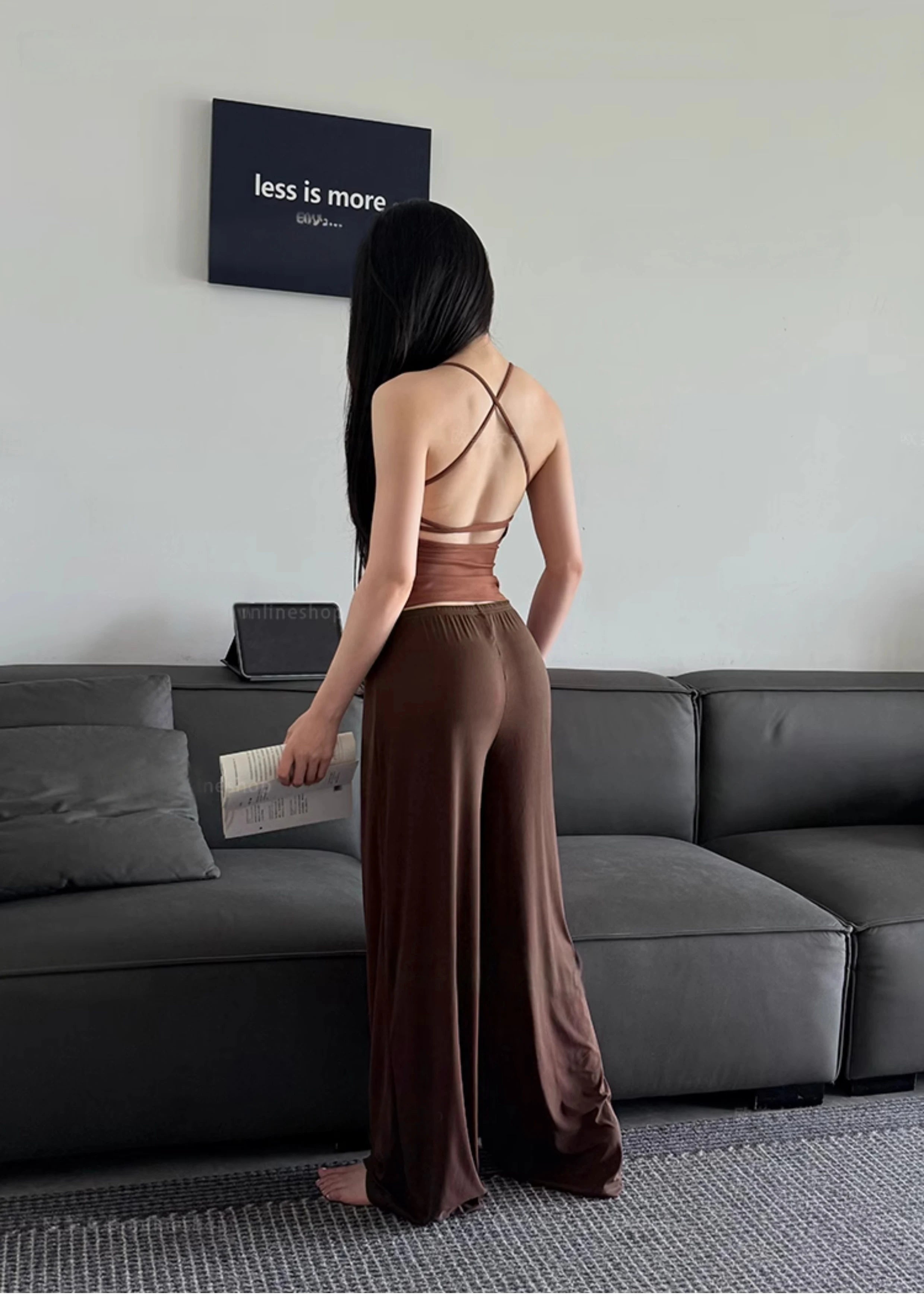 Ctenkevet-High Waist Wide-Leg Yoga Joggers for Women, Female Casual Tracksuit Bottoms, Straight Outdoor Baggy Sweatpants, Autumn