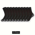 10/20/30 Pairs Men's Classic Crew Socks Unisex Sports Socks for Men Running Basketball Anti-slip Outdoor Breathable Man Socks