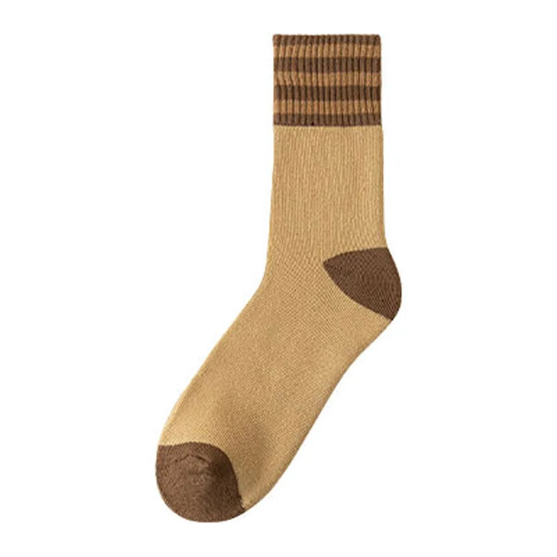 10 pairs of winter warm socks with cold resistant warm retro sweat absorbing odor proof mid tube socks for winter