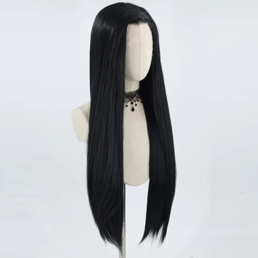 Charisma Synthetic Lace Front Wig Long Silky Straight Hair Heat Resistant Hair Synthetic Wigs For Women Ginger Blonde Wig