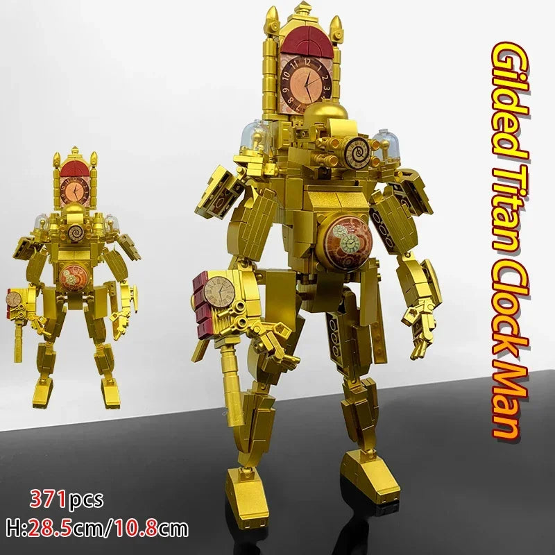 Moc Skibidi Toilet Action Figures Model builing Blocks Camerman Titan Speakerman Surveillance Man TVMan Boys Toys For Kids Gifts