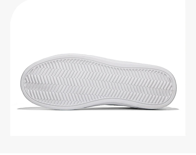 Business Casual Men's Shoes Soft Women Shoes Comfortable Casual PU Leather Shoes for Men Autumn Solid White Men Sneakers