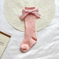 14 Colors Princess Girls Long Sock Big Bowknot Infant Baby Stockings Kids Cotton Sock Knee High Breathable Soft Children Socken